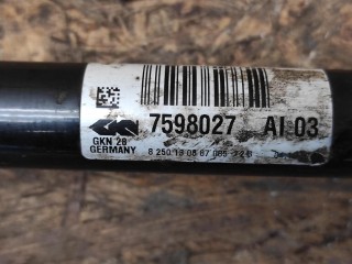 Полуось привод передний левый, ориг. номер 7598027, 31607598027, NOMER, KATALOGU, SOVMESTIMYE, BMW X3 F25 2010-2014
