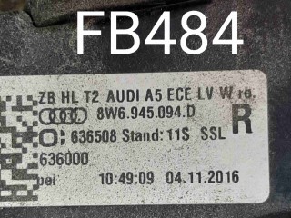 Фонарь задний правый, ориг. номер 8W6945094D, Audi A5 II 2016-2020