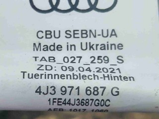 Проводка двери, ориг. номер 4J3971687G, Audi E-tron GT 2020-2024