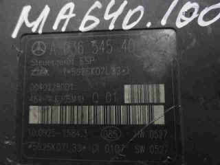 Блок ABS, ориг. номер A0365454032, Mercedes C-класс W204/S204