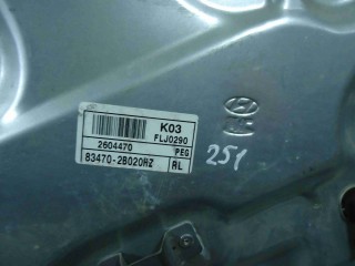 Стеклоподъемник электрический задний левый, ориг. номер 83470-2B020HZ, Hyundai Santa Fe II рестайлинг