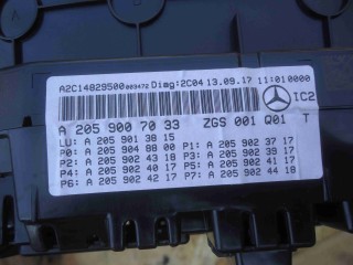 Щиток приборов (приборная панель), ориг. номер A2059007033, Mercedes C-класс W205/S205/C205/A205