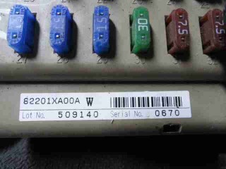 Блок предохранителей, ориг. номер 82201XA00A, Subaru Tribeca WX