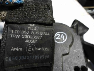 Ремень безопасности Volkswagen Touran I 2003-2006, левый руль, 1T0857805B