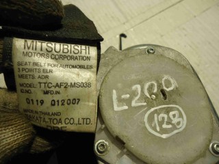 Ремень безопасности Mitsubishi L200 IV 2011-2014, левый руль, TTCAF2MS038