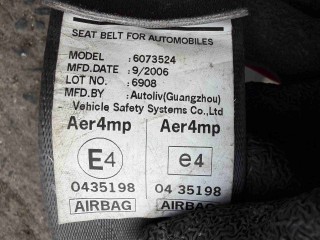 Ремень безопасности, ориг. номер 608200300A, Honda CR-V III рестайлинг 2009-2012
