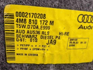 Защита арок задняя правая (подкрылок) Audi Q8 I 2018-2023, 4M8810172M