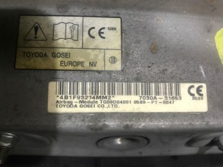 подушка безопасности для колен, Mitsubishi Outlander 2012-2015
