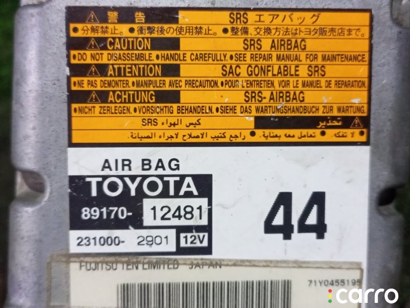 блок управления аирбаг Toyota Corolla Runx 2002-2004, 8917012481, фото 2