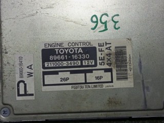 Блок управления двигателем, ориг. номер 8966116330, Toyota Corsa 1997-1999