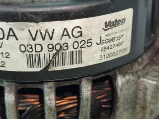 Генератор, ориг. номер 03D903025J, 0986049101, Volkswagen Polo 2009-2014