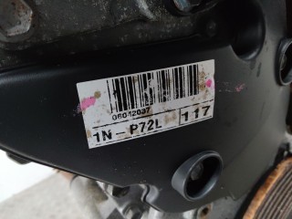 двигатель в сборе, ориг. номер 1NP72L, Toyota Yaris 2 поколение XP90 2005-2009