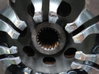 Комплект сцепления (в двигателе), ориг. номер 8200450217, Renault Scenic 2 поколение [рестайлинг] 2006-2009
