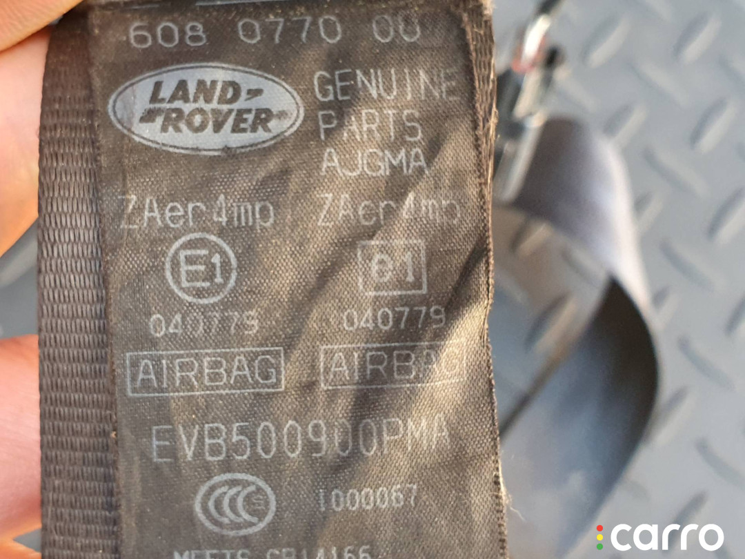 Ремень безопасности передний правый Land Rover Range Rover Sport 2009-2013, внедорожник 5 дв., левый руль, 608077000, фото 7