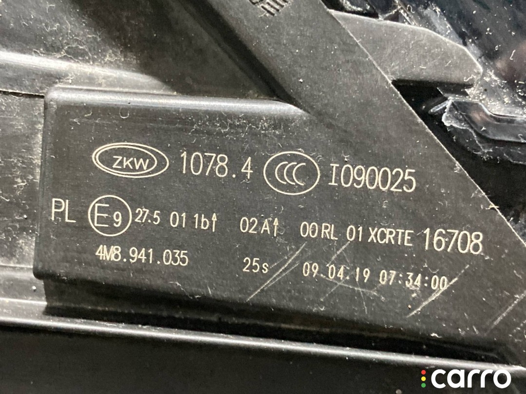 Фара левая Audi Q8 4M 2018-2023, 4M8941035, фото 11