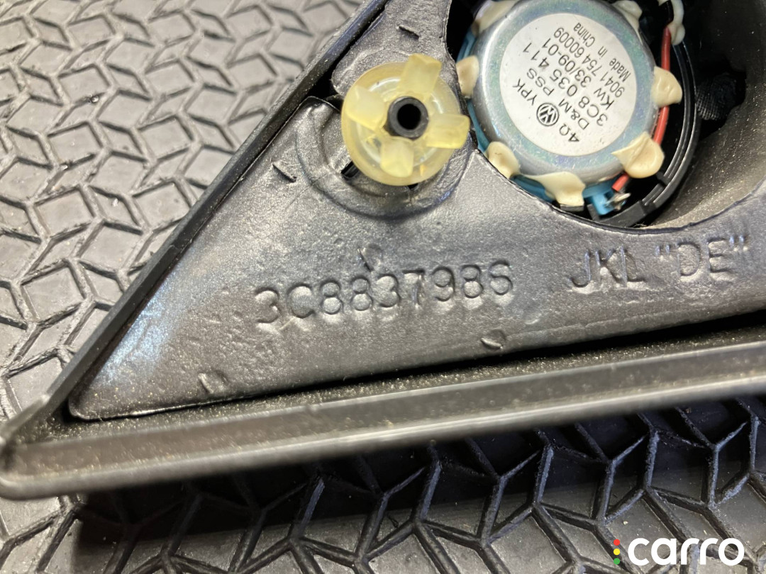 накладка (сетка) динамика передняя правая Volkswagen Passat CC 2008-2012, купе, левый руль, 3C8837994A, фото 9