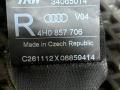 4H0857706, 4H0857706V04, 34055366, 34055354J Ремень безопасности передний правый Audi S8 D4 2013г. - фото №7