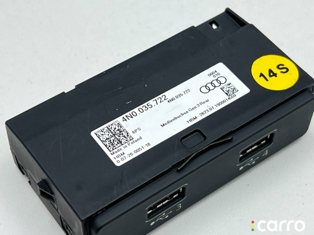 Разъем AUX / USB Audi A6 C8 2018-2023, 4N0035722, фото 5