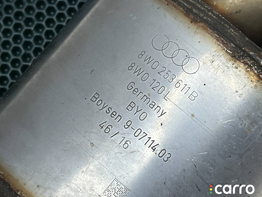 глушитель левая Audi S4 B9 рест 2019-2026, CWGD, 3.0 л, бензин, 8W0253611B, фото 9