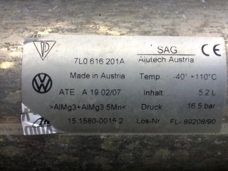 Ресивер пневмоподвески, ориг. номер 7L0616201A, Porsche Cayenne 957 2007-2010