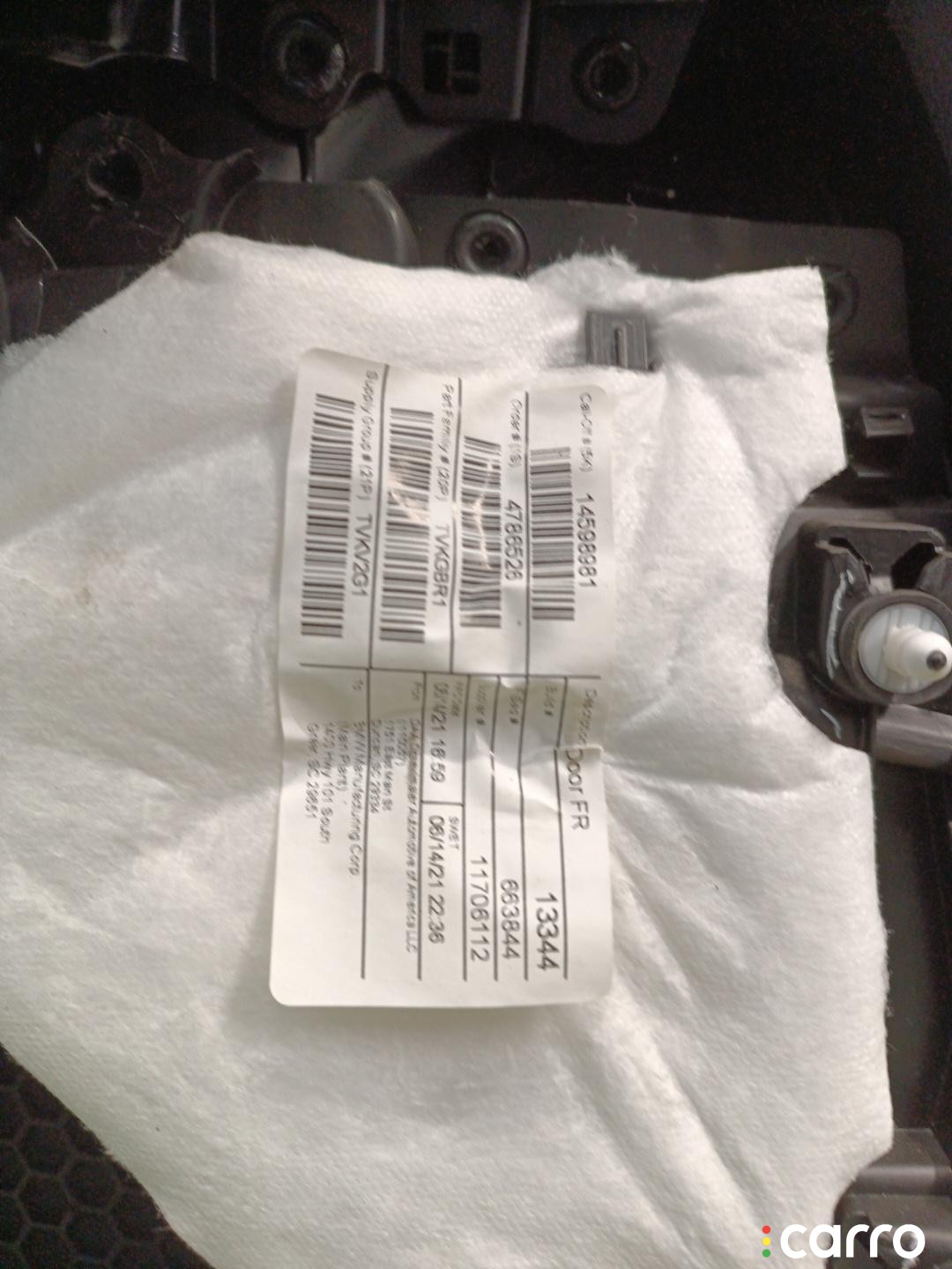обшивка двери передней правой BMW X7 G07 2018-2022, внедорожник 5 дв., левый руль, 5A1C788, фото 12