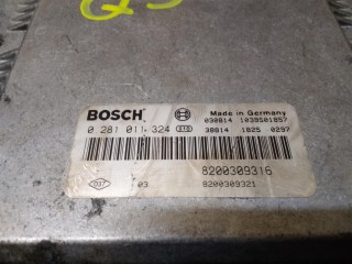 Блок управления двигателем, ориг. номер 8200309316, 0281011324, Renault Laguna 2001-2005
