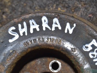 шкив коленвала, ориг. номер 95VW6A312BA, Volkswagen Sharan 1 поколение 1995-2000