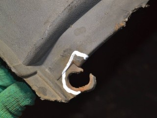 клык бампера задний правый, ориг. номер 500326836, IVECO Daily 3 поколение 1999-2006
