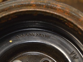 шкив коленвала, ориг. номер 038105243M, Volkswagen Caddy 3 [рестайлинг] 2010-2015