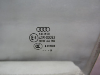 стекло двери передней левой, Audi A6 4F/C6 2004-2008