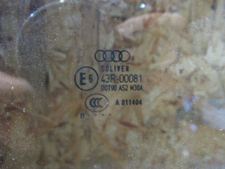 стекло двери задней правой, Audi A6 4F/C6 2004-2008