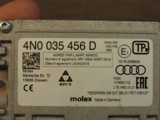 Усилитель антенны, ориг. номер 4N0035456D, Audi A4 B9 2019-2026