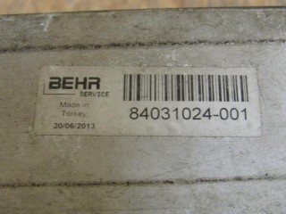 интеркулер, ориг. номер 84031024-001, Mercedes-Benz C W204