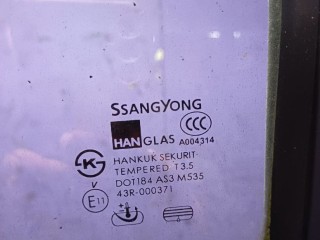 Стекло двери задней левой, SsangYong Actyon 1 2005-2011