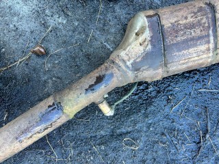 Труба приемная глушителя, ориг. номер 1745242, BMW 7 E38 1994-1998