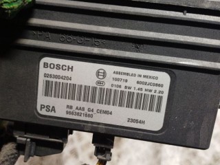 Блок управления парктрониками, ориг. номер 9663821680, 0263004204, Citroen C3 Picasso 2008-2012