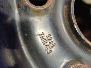 Диск штампованный, ориг. номер 4B0601027, Volkswagen Passat B5 1996-2001
