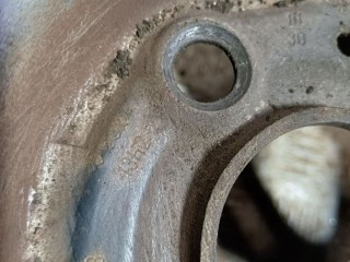 Диск штампованный, ориг. номер 6N0601025A, Volkswagen Polo 3 1999-2001