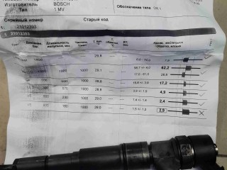 Форсунка топливная, ориг. номер 0445110047, BMW 5 E39 1995-2000