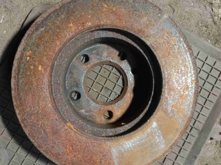 Диск тормозной передний, Volkswagen Transporter T4 1990-2003