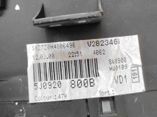 Щиток приборов (приборная панель), ориг. номер 5J0920800B, Skoda Fabia 2 2007-2010