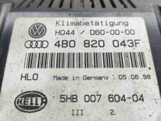 Блок управления печки/климат-контроля, ориг. номер 4B0820043F, Audi A6 C5 1997-2001