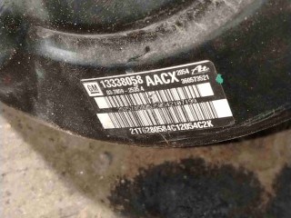 Вакуумный усилитель тормозов, ориг. номер 13338058, Opel Astra J 2009-2012