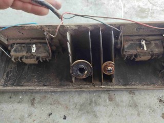 Накладка подсветки номера, ориг. номер 7H0827574D, Volkswagen Transporter T5 2002-2009