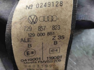 Ремень безопасности, ориг. номер 729857823, Volkswagen Transporter T4 1990-2003