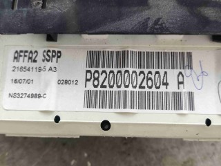 Дисплей информационный, ориг. номер 8200002604A, Renault Laguna 2 2001-2005