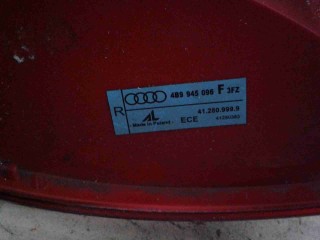Фонарь задний правый, ориг. номер 4B9945096F, Audi A6 C5