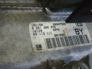 Блок управления двигателем (ЭБУ)), ориг. номер 0261206072, Opel Corsa C 2000-2003