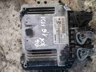 Блок управления двигателем (ЭБУ)), ориг. номер 9664843780, Peugeot 308 2007-2011