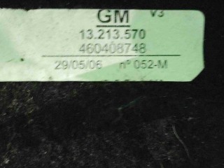 Полка багажника, ориг. номер 13213570, Opel Meriva A 2002-2006